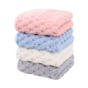 Serviette de bain en velours corail 75x35cm, absorbante, douce, pour enfants, usage domestique - Product Image 5