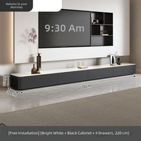 Ensemble Table Basse et Meuble TV Moderne en Acier Style Luxe Léger pour Salon Appartement Gris Personnalisé Vente en Gros Direct Usine