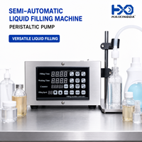 Machine de remplissage de liquides semi-automatique à pompe péristaltique haute précision et durable, contrôle numérique, pour flacons de parfum et d'huiles essentielles