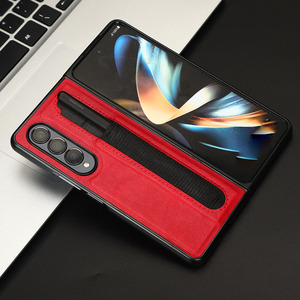 เคสโทรศัพท์มือถือหนัง PU กันกระแทกพร้อมช่องใส่ปากกา,สำหรับ Samsung <span class=keywords><strong>Galaxy</strong></span> <span class=keywords><strong>Z</strong></span> Fold 3 4ปี<span class=keywords><strong>2022</strong></span> - Product Image 4