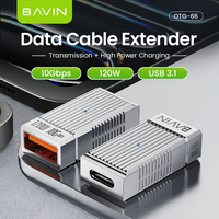 BAVIN Oem OTG66 120W 10Gbps Tipe c untuk USB 3.1 Adapter kartu konverter pembaca Otg dengan Ce