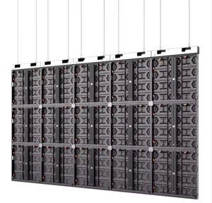 LED <b>Display</b> Screen <b>Cabinet</b> 1X1m P4.81 outdoor Full-Color Graphics <b>Wall</b> Mountable Aluminum Panel 1920x1080 Resolution - Product Image 6