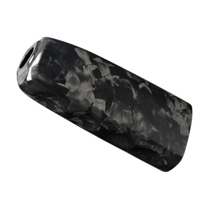Couvre-frein à main en Fiber de carbone forgée ES pour Ford <span class=keywords><strong>Mustang</strong></span> 2015 à <span class=keywords><strong>2019</strong></span>, <span class=keywords><strong>accessoires</strong></span> d'intérieur de voiture - Product Image 1
