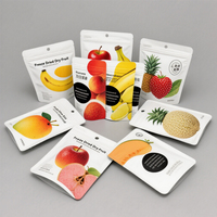 Op Maat Bedrukt Voedsel Opstaande Zakje Hersluitbare Ziplock Doypack Plastic Verpakking Geur Proof Candy Noot Fruit 3.5G Mylar Zak