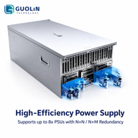Serveur IA FusionServer G6550 V8 6U entièrement pré-testé pour les tests en laboratoire d'IA, la recherche scientifique et l'entraînement de modèles