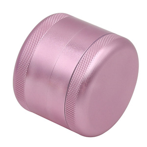 Rose 63mm 2.5 pouces aluminium broyeur <span class=keywords><strong>tabac</strong></span> 4 pièces vente chaude Logo personnalisé gratuit broyeur en gros - Product Image 1