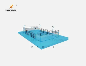 YOCOOL 2023 più venduto padel court canchas de padel con il prezzo di fabbrica