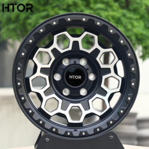 Jantes en aluminium forgé HTOR ORS447 17 18 20 pouces 6x139.7, finition noire usinée, compatibles avec 1500 Montero Sport Terra MU F150 - Product Image 1