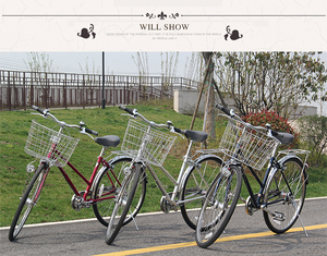 ASD Nova Venda Quente de 26 Polegadas Básica Única Velocidade Branca Cidade Urbana Bicicleta Retro Senhora Adulto Bicicleta - Product Image 6
