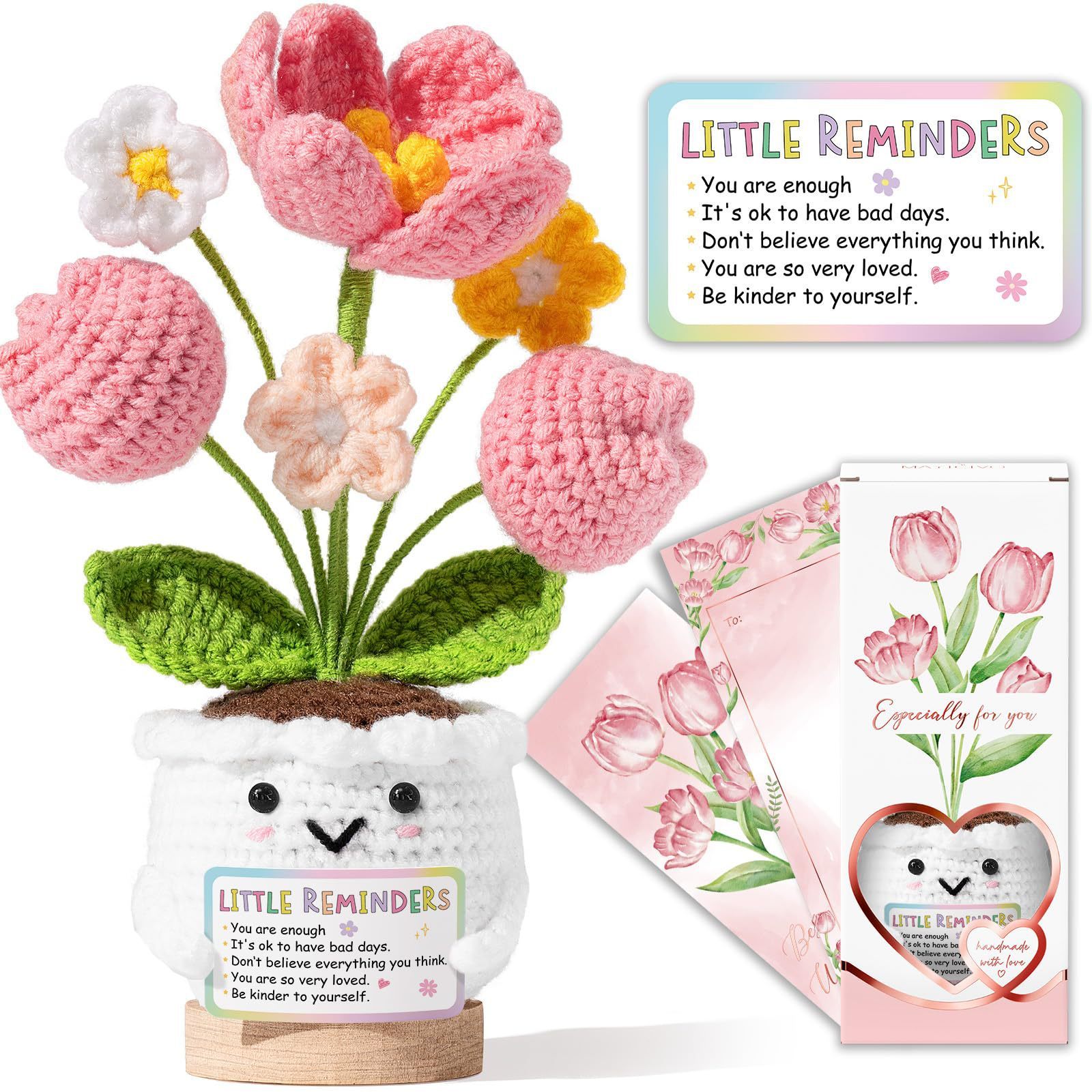Little three little flowers tulip  pink