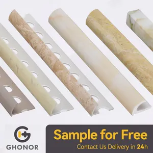 Ghonor Muestra gratis Plástico Pvc Angl Bead Drywall Yeso Tile Corner Beads