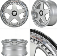 Jantes forgées deux pièces qualité OEM, largeurs personnalisées, ET Track Street 5x100 5x108 5x112 5x114.3 5x120 5x130 OZ Futura en alliage d'aluminium