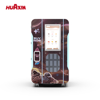 Máquina expendedora inteligente de helado suave DIY de 15 segundos de servicio rápido con más de 50 sabores - Gran capacidad de 10L y múltiples opciones de pago para parques temáticos