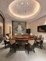 Table à manger moderne en bois massif, peinture noire et blanche, rotative, imperméable et durable, pour maison et villa, assemblage Jiangsu