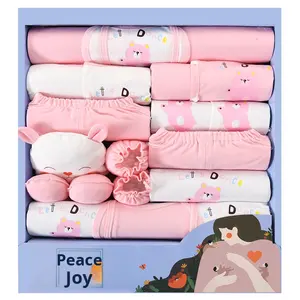 Ensemble de vêtements pour bébé nouveau-né, coffret cadeau printemps automne, nouveau-né 1 mois, cadeau pour bébé, 100% coton - Product Image 6