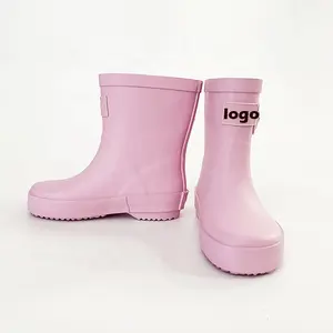 Toptan en iyi fiyat özel çocuklar lastik sakız çizmeler çocuk wellies yağmur çizmeleri çocuklar için