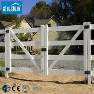 Portail <span class=keywords><strong>de</strong></span> clôture pour chevaux en PVC <span class=keywords><strong>d</strong></span>'<span class=keywords><strong>occasion</strong></span> pour bâtiments <span class=keywords><strong>de</strong></span> <span class=keywords><strong>jardin</strong></span> extérieurs - Product Image 4