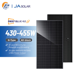 Module photovoltaïque mono Ja Solar de type N, tout noir, panneaux solaires 430W 435W 445W 440W, panneaux solaires bifaciaux, panneaux photovoltaïques Ja - Product Image 1