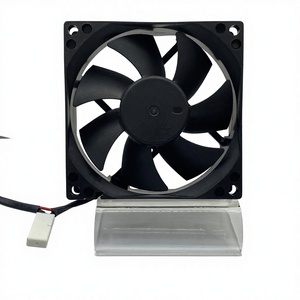 Ventilador de Refrigeración BAST 8025 Modelo 28V 6000RPM 80x80x25mm DC con Doble Rodamiento de Bolas, Aspas de PBT, IP68 Impermeable, PWM, ODM - Product Image 2