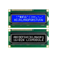 Modul Layar LCD Karakter COB 16x2 JXDC Factory 1602A, Layar STN 5V 3.3V Paralel I2C Backlight OEM Kustom Grosir