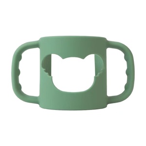 Funda universal superventas transfronteriza para biberón de vidrio, protectora anticaída con asa y diseño sólido - Product Image 6