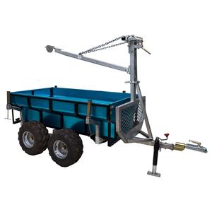 Offre Spéciale 1420kg grande capacité de bûches <span class=keywords><strong>Remorque</strong></span> à <span class=keywords><strong>bois</strong></span> ATV <span class=keywords><strong>Remorque</strong></span> à bûches avec boîte de <span class=keywords><strong>remorque</strong></span> et grue - Product Image 1