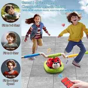 Jeu de divertissement sportif 4 en 1 : Ensemble de jeu RC Ladybug Machine, Lanceur de fusées et Jeu de lancer d'anneaux, Jouets de sport pour l'extérieur et l'intérieur - Product Image 2
