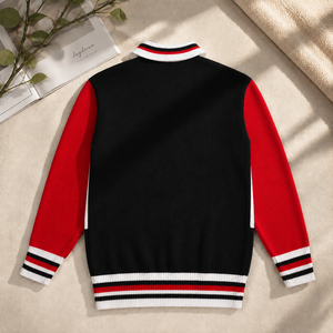 Suéter Intarsia Personalizado OEM y ODM para Hombre, <span class=keywords><strong>Jersey</strong></span> de Punto Jacquard de Manga Larga, Suéter de Invierno de Diseño para Hombre - Product Image 3