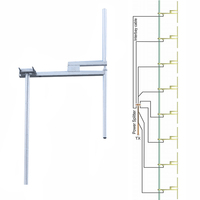 Divisor de Potencia para Antena Yagi FM con Cable Coaxial de 1/2'' para Comunicación