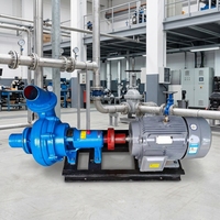 Pompa Pasir Kerikil Sentrifugal Horizontal Tekanan Tinggi Beban Berat Listrik Aliran Besar OEM Kustom 4HP Drainase Bangunan Komersial
