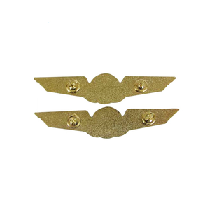 プロモーションシルバーゴールドカスタム翼ラペルピンカスタム翼エナメルピン - Product Image 5