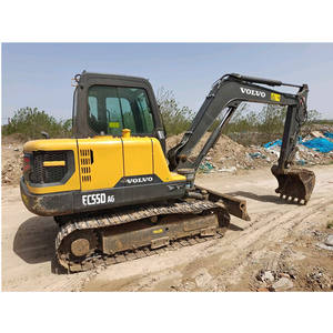 Excavadora Volvo de segunda mano ec55 5 toneladas máquina pequeña excavadora Volvo ec55 MIDI en stock - Product Image 3