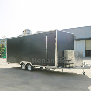 High Quality Street Mobile Bar <b>BBQ</b> Food Truck Cart Travel Camping Camper Hot Dog Burger Trailer Van Coffee Food Trailer - Product Image 2