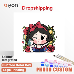 Kits <span class=keywords><strong>de</strong></span> Pintura por Números DIY <span class=keywords><strong>de</strong></span> Drofe Factory con Envío Directo - Linda Versión Q <span class=keywords><strong>de</strong></span> Blancanieves, Arte, Decoración del Hogar, Suministros <span class=keywords><strong>de</strong></span> Manualidades - Product Image 1