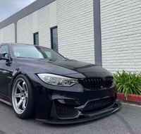 Spoiler avant en fibre de carbone style GT4 pour BMW F80 M3 F82 F83 M4 2014-2020, séparateur de pare-chocs avant