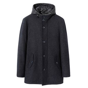 Top Quality <strong>Padded</strong> <strong>Jacket</strong> Overcoat Men's <strong>Navy</strong> <strong>Jacket</strong> New Detachable 2 in 1 Plus Size Winter Casual Male <strong>Jacket</strong> Could Custom - Product Image 3