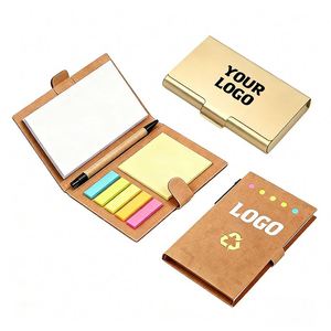 Cheap Notepad Sticky Notes for Promotional Business <b>Gift</b> Custom Logo Small Notebook Memo Note Pad With Pen - Product Image 1