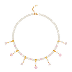 Collar Hanfu con perlas, estilo antiguo, dinastía Song, dinastía Tang, elementos <span class=keywords><strong>Han</strong></span>, accesorios de verano, nuevo estilo chino. - Product Image 5