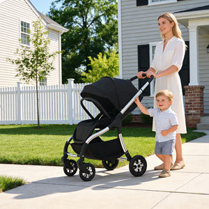 <span class=keywords><strong>Poussette</strong></span> 3-en-1 LandLeopard High Landscape 0-36 mois, pliage à un bouton, certifiée EN1888-1 - Product Image 1