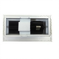 Diffuseur d'air à fente linéaire, grille de plafond à simple ouverture pour systèmes CVC, design moderne
