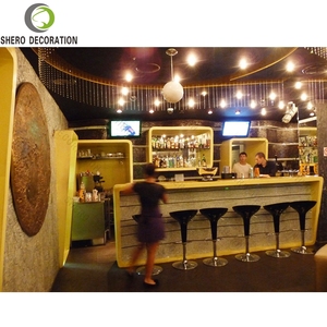 ไนท์บาร์กระจกดิสเพลย์ตู้โชว์ไฟ LED ชุดเฟอร์นิเจอร์บาร์กลางคืน KTV ปาร์ตี้ไนท์คลับเฟอร์นิเจอร์สำหรับขาย - Product Image 4