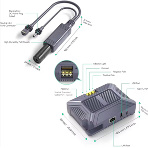 Inyector PoE GigE Full-Duplex de 4 Puertos y 180W para Starlink Gen 2 EP-SK0057, Compatible con Starlink, Transmisión Gigabit - Product Image 4