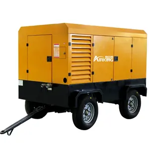Compressore d'aria 185 kw 24 m3/min 14 Bar compressore d'aria elettrico a vite mobile compressore d'aria elettrico portatile