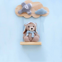 Étagères murales Décoration intérieure Étagères murales suspendues pour chambre d'enfant Étagères en forme de maison en bois Étagères flottantes pour enfants