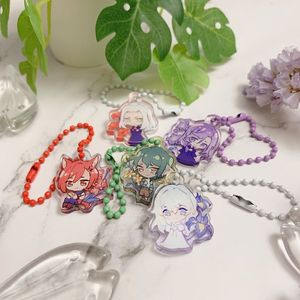 Tùy chỉnh thiết kế dễ thương Single-Side <span class=keywords><strong>Epoxy</strong></span> Acrylic ballchain hỗ trợ thấp moq - Product Image 5