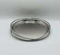 Plateau de service en acier inoxydable de qualité supérieure, écologique, moderne et luxueux, avec finition miroir, pour hôtel, restaurant et usage domestique