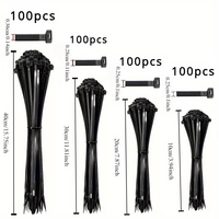 Attaches en nylon, serre-câbles en plastique, colliers de serrage robustes, attaches autobloquantes pour l'organisation des câbles
