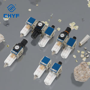 Regolatore Filtro Aria GFR 200 1/8 1/4 3/8 1/2, Unità Singola per Trattamento Aria, Tipo AIRTAC, Regolatore di Pressione con Filtro Aria - Product Image 1