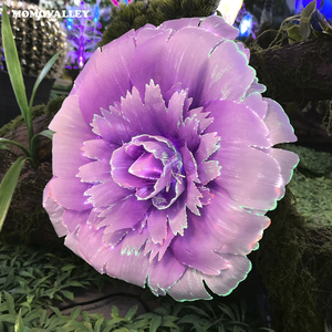 人工多層巨大光ファイバLEDライト花植物風光明媚な庭の照明ホームフェスティバルパーティーデコレーション用