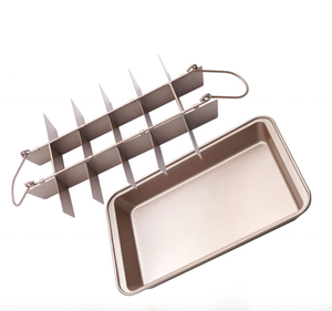 Cross Border Rectangular <strong>Brownie</strong> Pan for Baking Square Cake <strong>Tin</strong> for Grinding Bread and Cake for Home Kitchen Use - Product Image 2